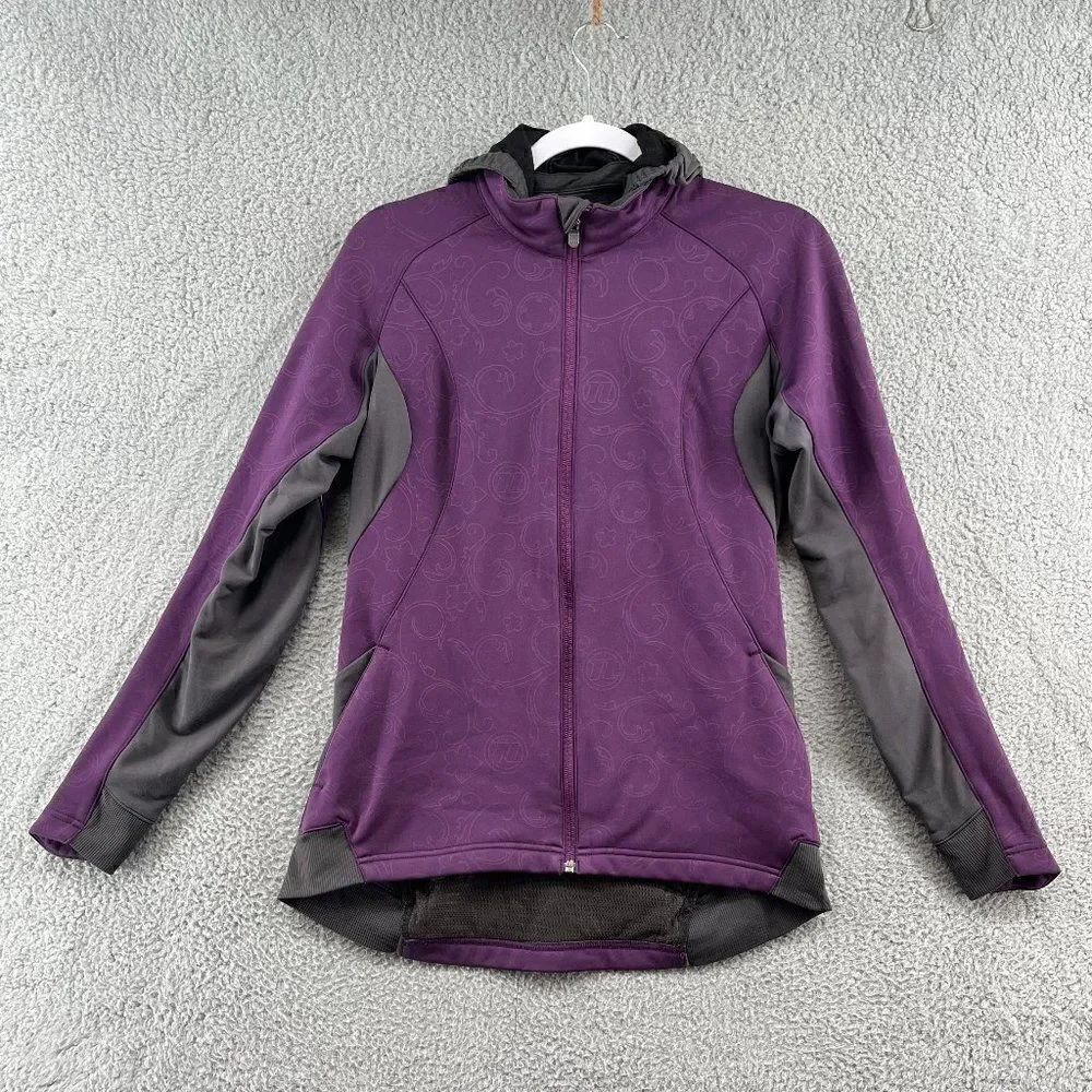Novara Cycling Jacket Full Zip Size Medium Vented Pockets Hooded